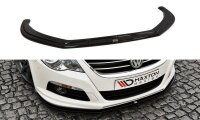 Maxton Design Front extension black gloss - VW Passat CC...