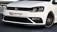 Maxton Design Front extension V.1 black gloss - VW Polo...