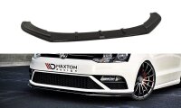 Maxton Design Front extension V.1 black gloss - VW Polo...