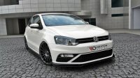 Maxton Design Frontansatz V.2 schwarz Hochglanz - VW Polo MK5 GTI Facelift