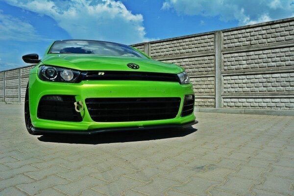 Maxton Design Front extension black gloss - VW Scirocco R ver2