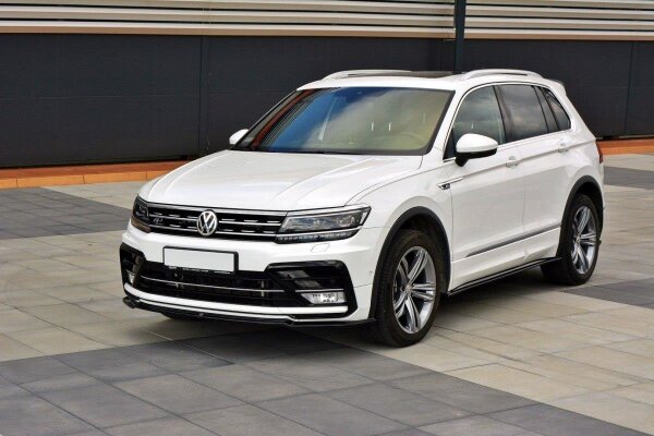 Maxton Design Frontansatz schwarz Hochglanz - VW Tiguan MK2 R-Line