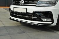 Maxton Design Front extension black gloss - VW Tiguan MK2...