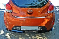 Maxton Design Diffuser rear extension black gloss - Hyundai Veloster