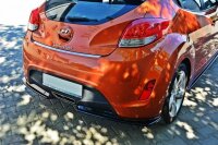 Maxton Design Diffuser rear extension black gloss - Hyundai Veloster