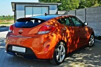 Maxton Design Diffuser rear extension black gloss - Hyundai Veloster