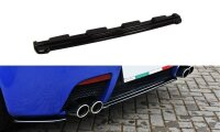 Maxton Design Middle diffuser rear extension black gloss - Alfa Romeo 147 GTA