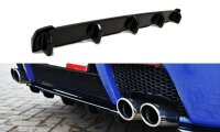 Maxton Design Middle diffuser rear extension black gloss - Alfa Romeo 147 GTA DTM Look