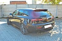 Maxton Design Middle diffuser rear extension black gloss - Alfa Romeo 159 im DTM Look