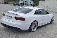 Maxton Design Middle diffuser rear extension black gloss - Audi A5 S-Line Facelift