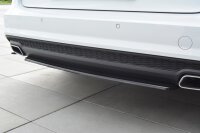 Maxton Design Middle diffuser rear extension black gloss - Audi A6 C7 Avant S-Line Facelift