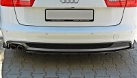 Maxton Design Middle diffuser rear extension for A6 C7 S-Line Avant