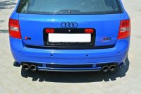 Maxton Design Middle diffuser rear extension black gloss - Audi RS6 C5 Avant