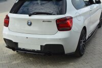 Maxton Design Mittlerer Diffusor Heckansatz schwarz Hochglanz - BMW 1er F20/F21 M-Power im DTM Look