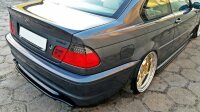 Maxton Design Middle diffuser rear extension black gloss - BMW 3 Series E46 M Package Coupe
