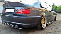 Maxton Design Mittlerer Diffusor Heckansatz schwarz Hochglanz - BMW 3er E46 M Paket Coupe