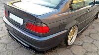 Maxton Design Middle diffuser rear extension black gloss - BMW 3 Series E46 M Package Coupe DTM Look