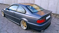 Maxton Design Middle diffuser rear extension black gloss - BMW 3 Series E46 M Package Coupe DTM Look