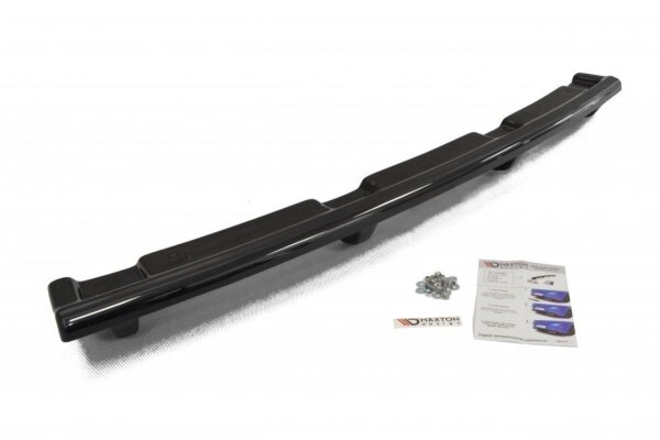 Maxton Design Mittlerer Diffusor Heckansatz schwarz Hochglanz - BMW 4er F32 M Paket im DTM Look