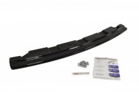 Maxton Design Middle diffuser rear extension black gloss - BMW 5 Series F11 M Package (with two single tails)