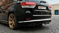 Maxton Design Middle diffuser rear extension black gloss - Jeep Grand Cherokee WK2 Sumwith Facelift DTM Look