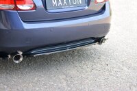 Maxton Design Middle diffuser rear extension black gloss - Lexus GS MK3