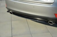 Maxton Design Middle diffuser rear extension black gloss - Lexus IS MK3 T