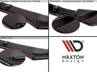 Maxton Design Middle diffuser rear extension black gloss - Mazda 3 MK2 MPS