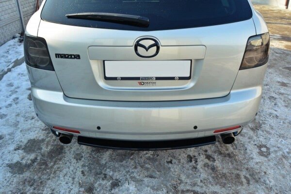 Maxton Design Middle diffuser rear extension black gloss - Mazda CX-7