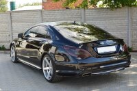 Maxton Design Middle diffuser rear extension black gloss - Mercedes CLS C218 AMG-Line