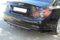 Maxton Design Middle diffuser rear extension black gloss - Mercedes CLS C218 DTM Look AMG-Line