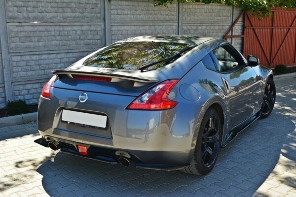 Maxton Design Middle diffuser rear extension black gloss - Nissan 370Z