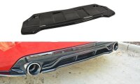 Maxton Design Mittlerer Diffusor Heckansatz schwarz Hochglanz - Peugeot 308 II GTI