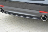 Maxton Design Middle diffuser rear extension black gloss - Saab 9-3 Aero MK2 Facelift