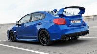 Maxton Design Middle diffuser rear extension black gloss - Subaru WRX STI