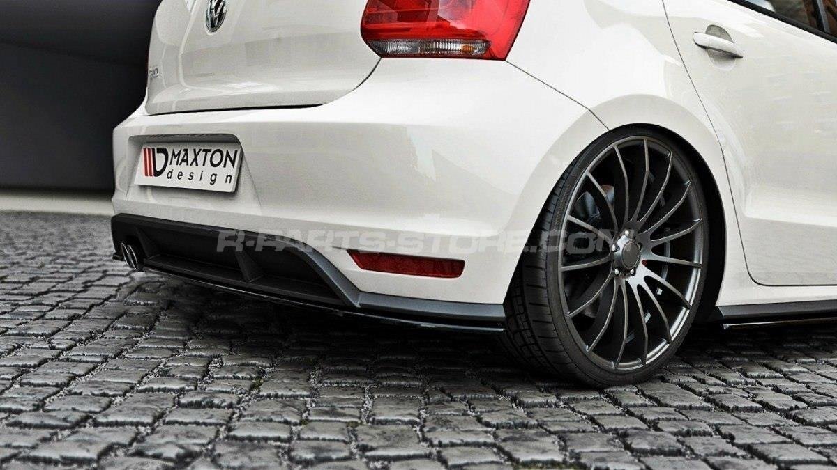Maxton Design Diffusor Rear Extension - VW Polo MK5 GTI