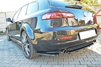 Maxton Design Heckansatz Flaps Diffusor schwarz Hochglanz - Alfa Romeo 159