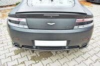 Maxton Design Heckansatz Flaps Diffusor schwarz Hochglanz - Aston Martin V8 Vantage