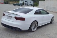 Maxton Design Rear extension Flaps diffuser black gloss - Audi A5 S-Line Facelift