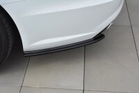 Maxton Design Rear extension Flaps diffuser black gloss - Audi A6 C7 Avant S-Line/ S6 C7 Facelift