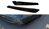 Maxton Design Heckansatz Flaps Diffusor schwarz Hochglanz - Audi A6 C7 S-Line Avant