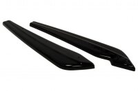 Maxton Design Rear extension Flaps diffuser black gloss - Audi A6 C7 S-Line Avant