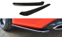 Maxton Design Heckansatz Flaps Diffusor schwarz Hochglanz - Audi A7 S-Line (Facelift)