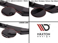 Maxton Design Rear extension Flaps diffuser black gloss - Audi A7 S-Line (Facelift)