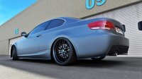 Maxton Design Heckansatz Flaps Diffusor schwarz Hochglanz - BMW 3er E92 M Paket