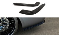 Maxton Design Heckansatz Flaps Diffusor schwarz Hochglanz - BMW 3er E92 M Paket