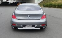 Maxton Design Heckansatz Flaps Diffusor schwarz Hochglanz - BMW 6er E63 / E64 (Pre-Facelift)