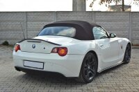 Maxton Design Heckansatz Flaps Diffusor schwarz Hochglanz - BMW Z4 E85 / E86 Pre-Facelift