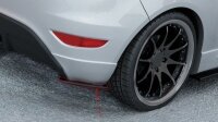 Maxton Design Rear extension Flaps diffuser black gloss - Ford Fiesta MK7 ST / STLINE / ZETEC S