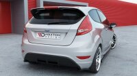 Maxton Design Rear extension Flaps diffuser black gloss - Ford Fiesta MK7 ST / STLINE / ZETEC S